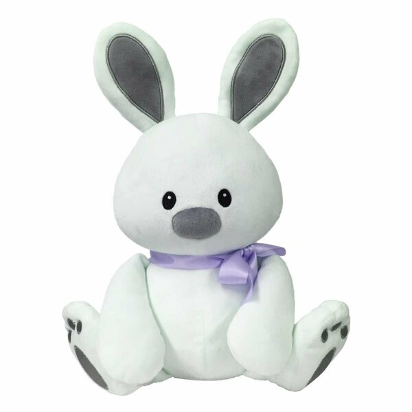 Borders Unlimited Sweet Dreams Furry Friends Cloud Bunny with Lavender Ribbon for 3 Plus Years Old Children 90035